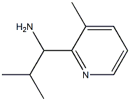 2-methyl-1-(3-methylpyridin-2-yl)propan-1-amine Structure