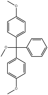 Benzene, 1,1'-(methoxyphenylmethylene)bis[4-methoxy- Structure
