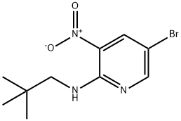 5-bromo-N-(2,2-dimethylpropyl)-3-nitro-2-pyridinamine Structure
