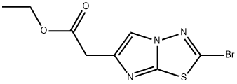 (2-Bromo-Imidazo[2,1-B][1,3,4]Thiadiazol-6-Yl)-Acetic Acid Ethyl Ester Structure