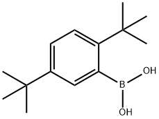 (2,5-二叔丁基苯基)硼酸, 1252935-67-3, 结构式