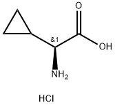 S-2-环丙基甘氨酸盐酸盐, 1253789-79-5, 结构式