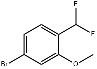 4-溴-1-(二氟甲基)-2-甲氧基苯,1254034-35-9,结构式
