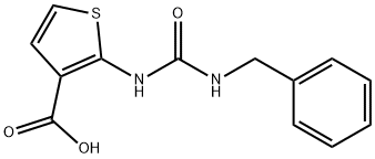 2-(3-benzylureido)thiophene-3-carboxylic acid,1254588-01-6,结构式