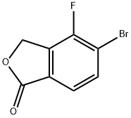5-bromo-4-fluoroisobenzofuran-1(3H)-one Structure