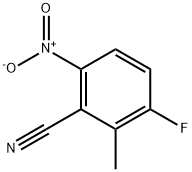 3-Fluoro-2-methyl-6-nitro-benzonitrile 结构式