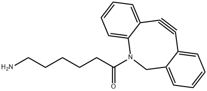 N-(6-aminocaproyl)azadibenzocyclooctyne Structure