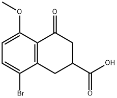 8-Bromo-5-methoxy-4-oxo-1,2,3,4-tetrahydro-naphthalene-2-carboxylic acid