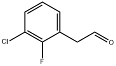 (3-Chloro-2-fluorophenyl)acetaldehyde Structure