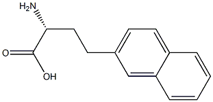 (R)-a-Amino-2-naphthalenebutanoic acid 结构式