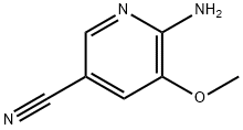 6-Amino-5-methoxy-nicotinonitrile 结构式