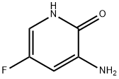 3-アミノ-5-フルオロピリジン-2-オール 化学構造式
