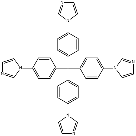 四(4-咪唑苯基)甲烷,1258859-29-8,结构式