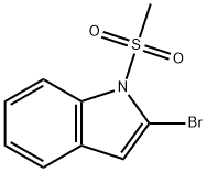 2-溴-1-甲磺酰基-1H-吲哚,1259576-87-8,结构式