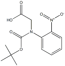 N-BOC-RS-2-硝基苯甘氨酸, 1259965-43-9, 结构式