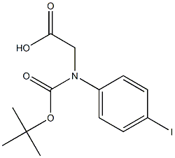 N-BOC-RS-4-碘苯甘氨酸,1259984-95-6,结构式