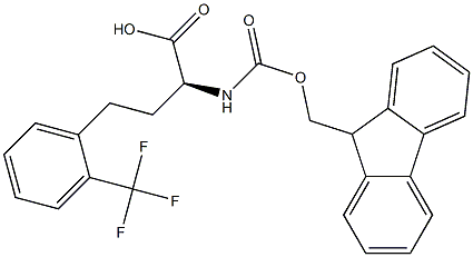 Fmoc-2-trifluoromethyl-L-homophenylalanine,1260591-46-5,结构式