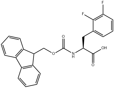 N-Fmoc-2,3-difluoro-L-phenylalanine Struktur