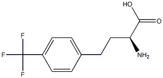 (S)-a-Amino-4-(trifluoromethyl)benzenebutanoic acid Struktur