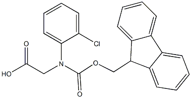 N-Fmoc-S-2-Chlorophenylglycine Structure