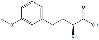 (S)-2-Amino-4-(3-methoxyphenyl)butanoic acid Struktur