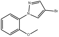 4-bromo-1-(2-methoxyphenyl)pyrazole Struktur