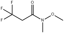3,3,3-三氟-N-甲氧基-N-甲基丙酰胺 结构式