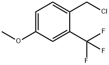 1-(chloromethyl)-4-methoxy-2-(trifluoromethyl)benzene Struktur