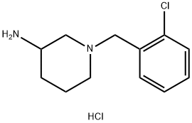 1-(2-CHLOROBENZYL)PIPERIDIN-3-AMINE HYDROCHLORIDE Struktur