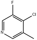 4-氯-3-氟-5-甲基吡啶 结构式