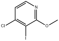 2-甲氧基-3-碘-4-氯吡啶,1261562-56-4,结构式