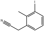 3-iodo-2-methylphenylacetonitrile Structure
