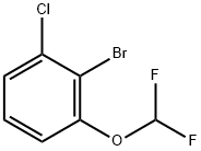 2-溴-1-氯-3-二氟甲氧基苯, 1261579-93-4, 结构式