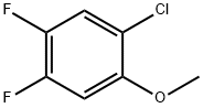 1-氯-4,5-二氟-2-甲氧基苯, 1261598-22-4, 结构式