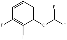 1-(二氟甲氧基)-3-氟-2-碘苯 结构式