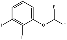 1-(difluoromethoxy)-2-fluoro-3-iodobenzene Structure