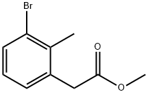 Methyl (3-bromo-2-methylphenyl)acetate Structure