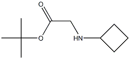 RS-Cyclobutylglycine 1,1-dimethylethyl ester 化学構造式