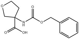 3-{[(benzyloxy)carbonyl]amino}oxolane-3-carboxylic acid Structure
