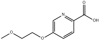 5-(2-Methoxyethoxy)pyridine-2-carboxylicacid Structure