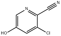 3-CHLORO-5-HYDROXYPICOLINONITRILE, 1262860-70-7, 结构式