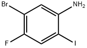 5-Bromo-4-fluoro-2-iodo-phenylamine Struktur