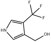 (4-(三氟甲基)-1H-吡咯-3-基)甲醇 结构式