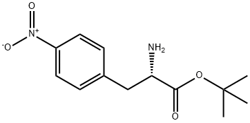 DL-4-nitro- Phenylalanine, 1,1-dimethylethyl ester Structure