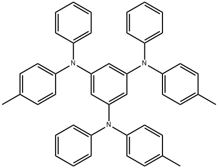 1,3,5-Benzenetriamine, N,N',N''-tris(4-methylphenyl)-N,N',N''-triphenyl- Structure