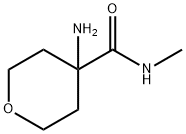 4-Aminotetrahydro-N-methyl-2H-pyran-4-carboxamide, 1268883-06-2, 结构式