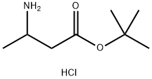 3-amino-Butanoic acid 1,1-dimethylethyl ester hydrochloride Structure