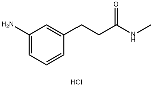 3-(3-aminophenyl)-N-methylpropanamide dihydrochloride Struktur