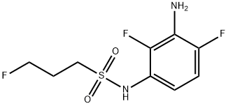 N-(3-amino-2,4-difluorophenyl)-3-fluoropropane-1-sulfonamide,1269421-24-0,结构式