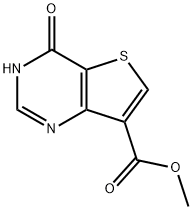 methyl 4-hydroxythieno[3,2-d]pyrimidine-7-carboxylate Struktur